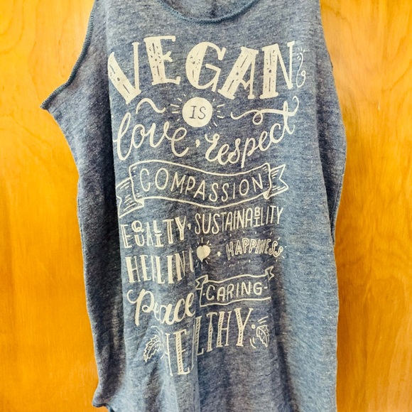 Vegan Tank Top by Meaningful Paws - Picture 2 of 4